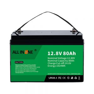 最も人気のある鉛酸交換ソーラーRVマリンLiFePO412V80Ahリチウム電池