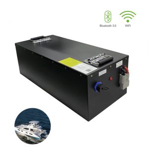 柔軟なカスタムLiFePO416S1P 48V100Ah充電式バッテリーAkkufor Marine Boat and Yacht Battery Pack With Bluetooth
