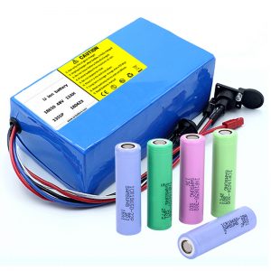 リチウム電池18650 48V 12AH 48V 500W BMS付き電動自転車バッテリー
